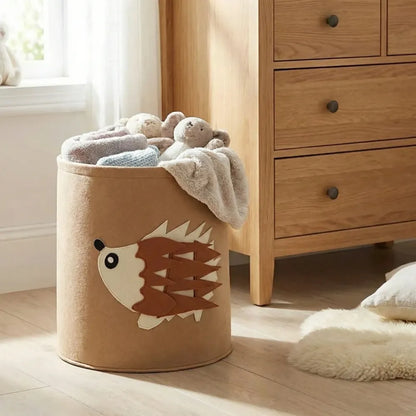 Cute foldable laundry basket