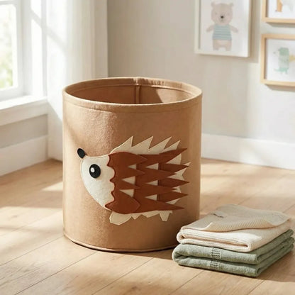 Cute foldable laundry basket
