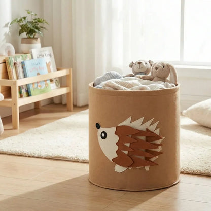 Cute foldable laundry basket