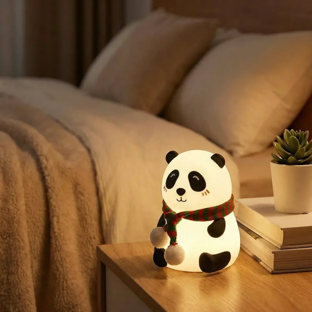 Cute panda night light for kids