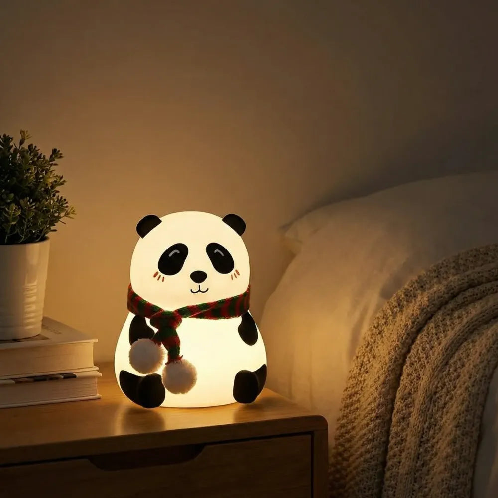 Cute panda night light for kids