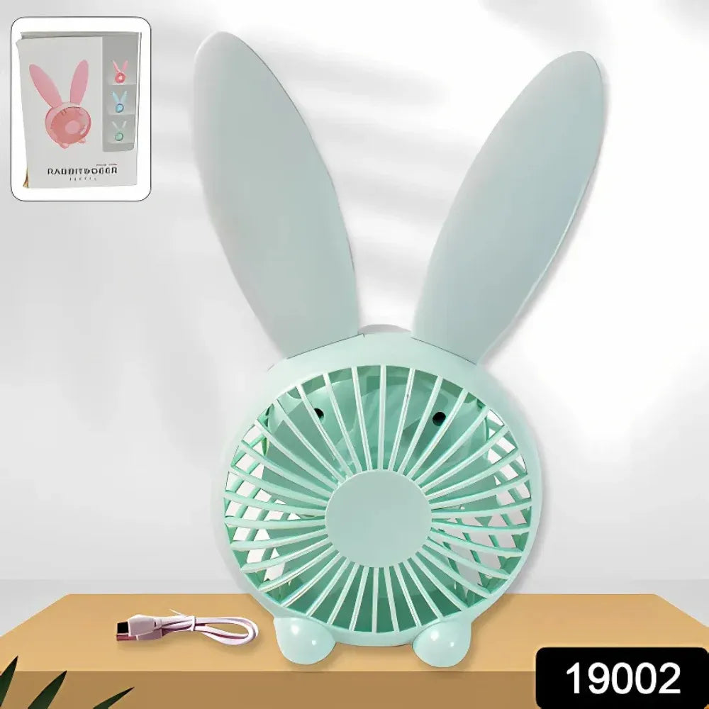 Cute rabbit usb desk fan