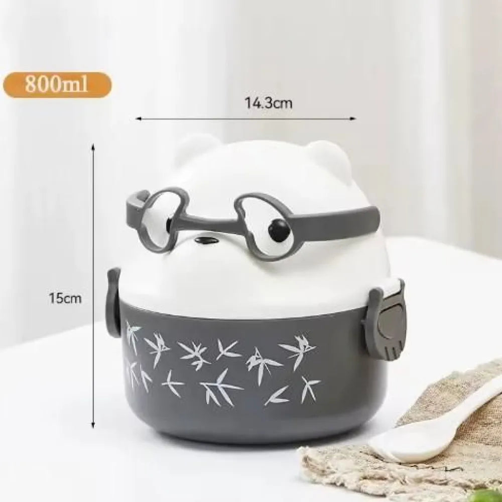 Cute teddy cartoon tiffin box