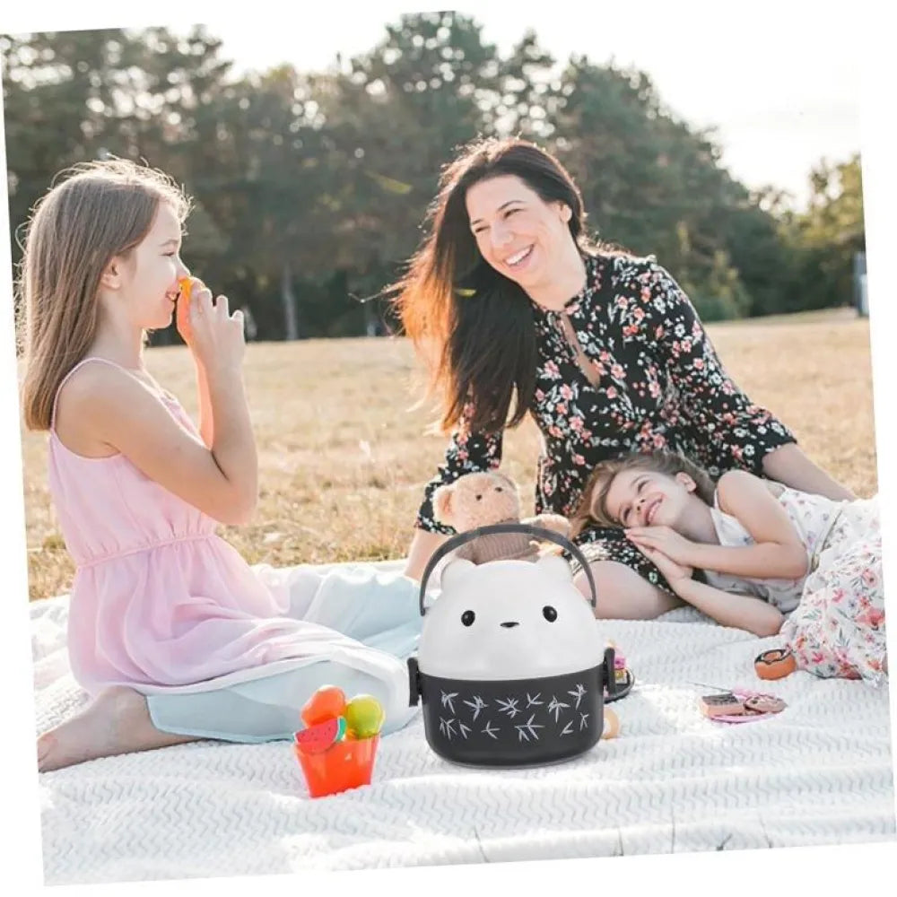 Cute teddy cartoon tiffin box