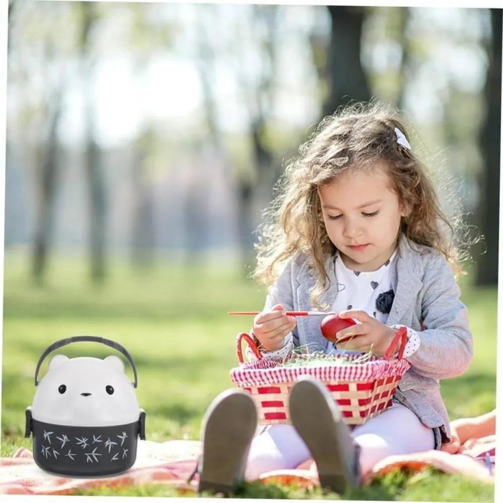 Cute teddy cartoon tiffin box