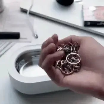 Mini ultrasonic jewelry cleaner machine