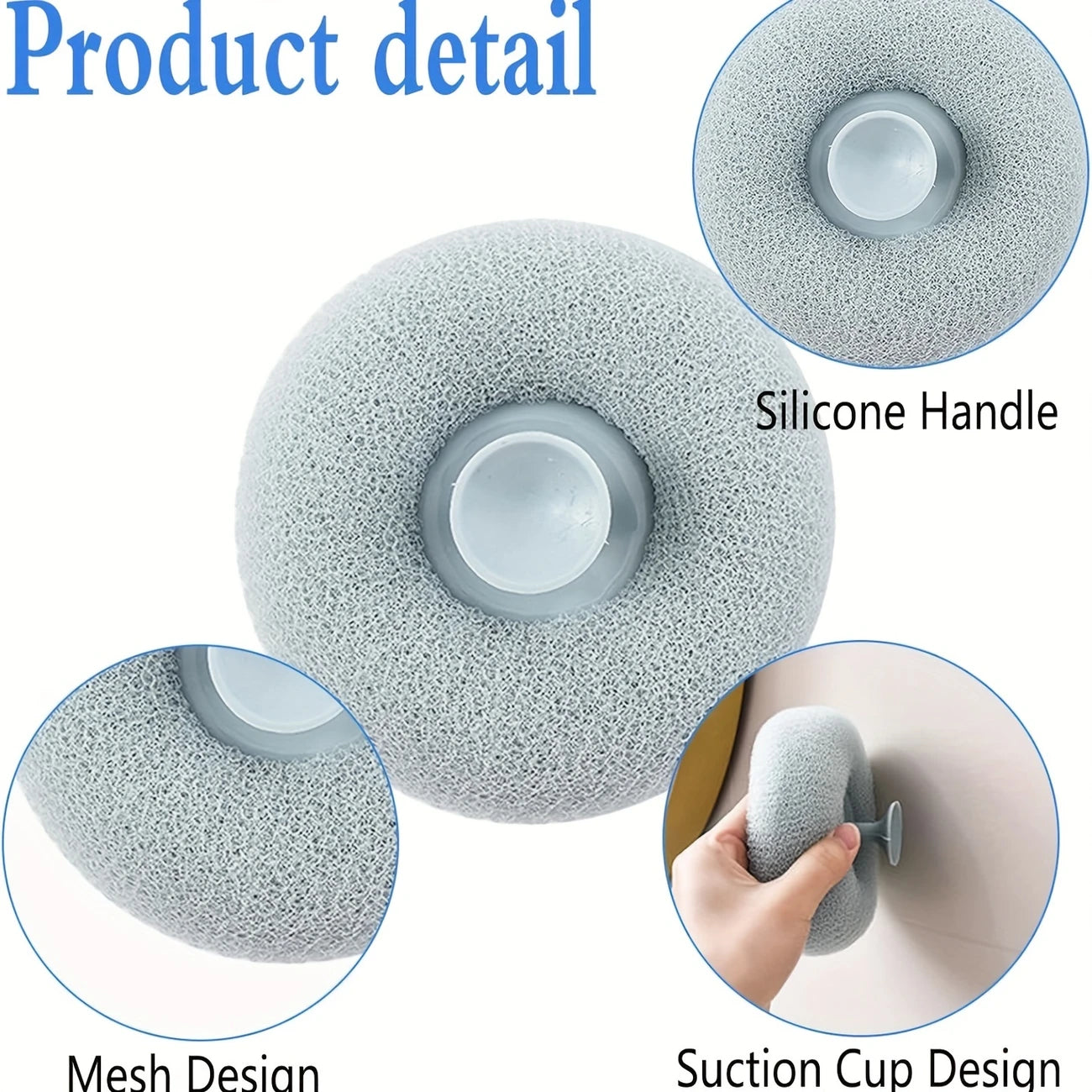Luxury exfoliating bath sponge