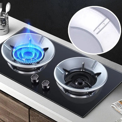 Gas stove fire & windproof saving stand