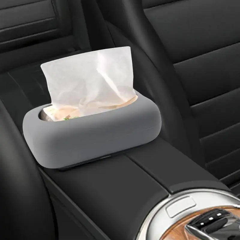 Suction cup silicone tissue box – square