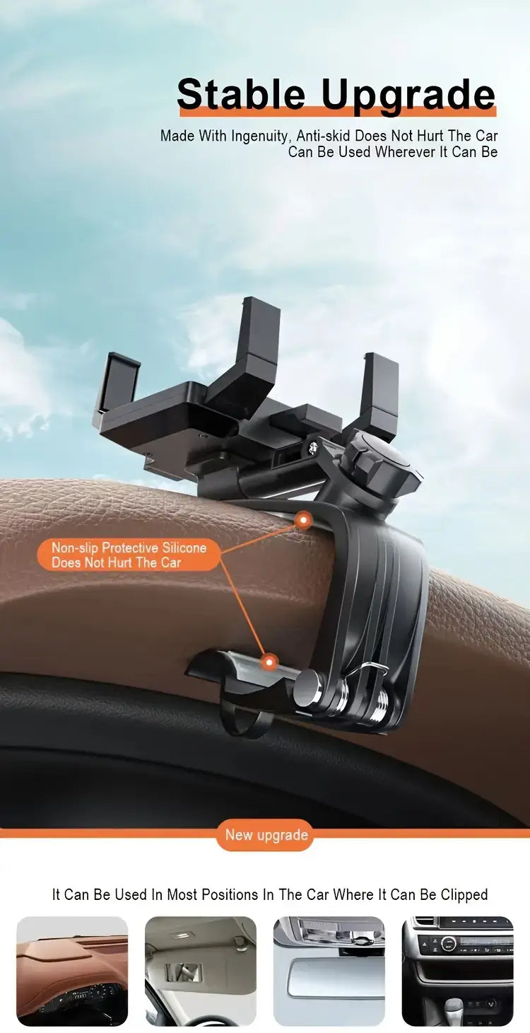 universal car phone holder mount rotation dashboard phone holder car phone mount for iphone samsung google nokia smartphones details 3