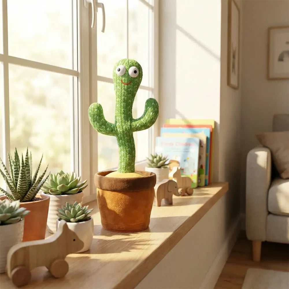 Dancing singing cactus toy
