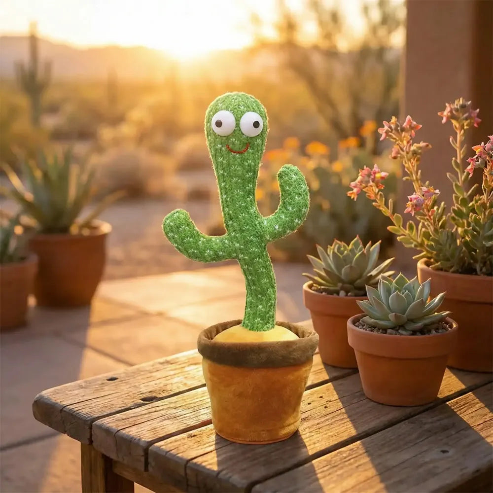 Dancing singing cactus toy