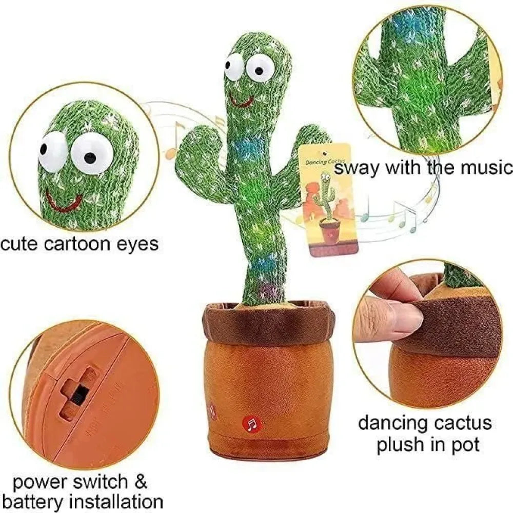 Dancing singing cactus toy
