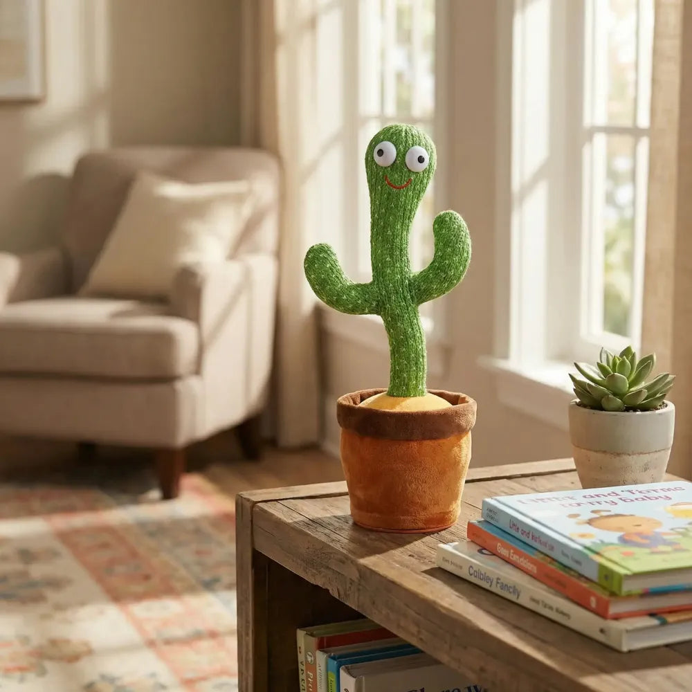 Dancing singing cactus toy