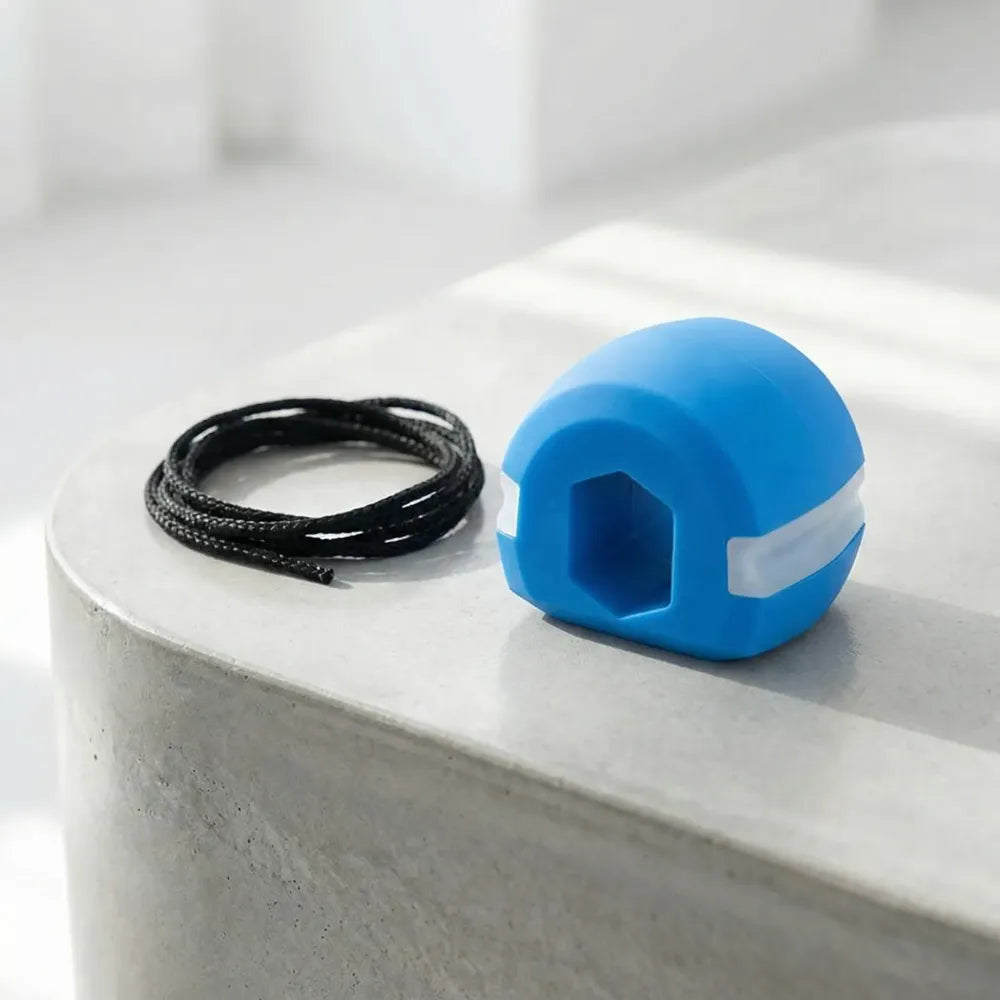 Dark blue jawline exerciser - home improvement