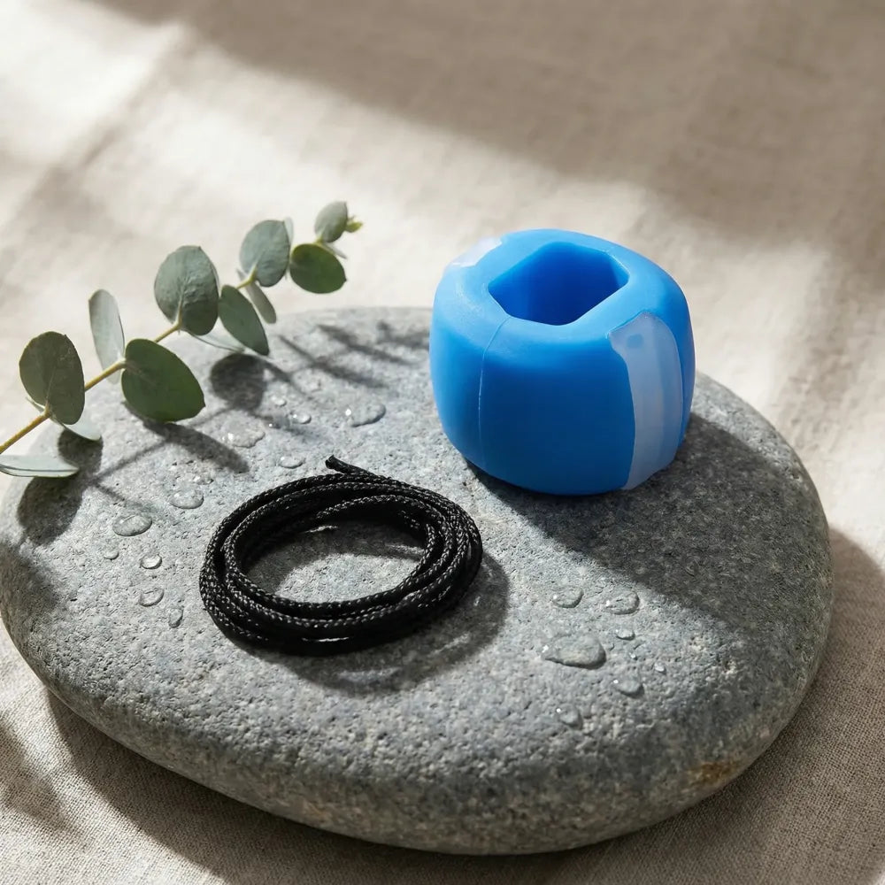 Dark blue jawline exerciser - home improvement