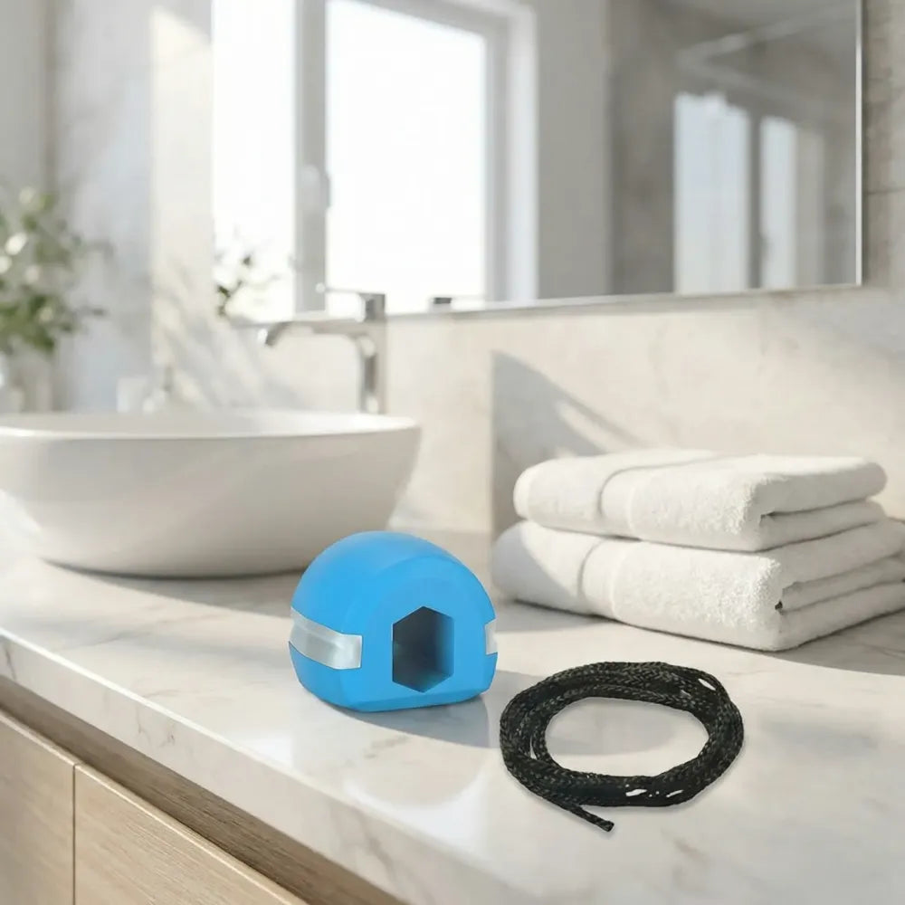 Dark blue jawline exerciser - home improvement