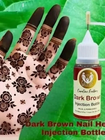 Dark Maroon Mehndi Ink