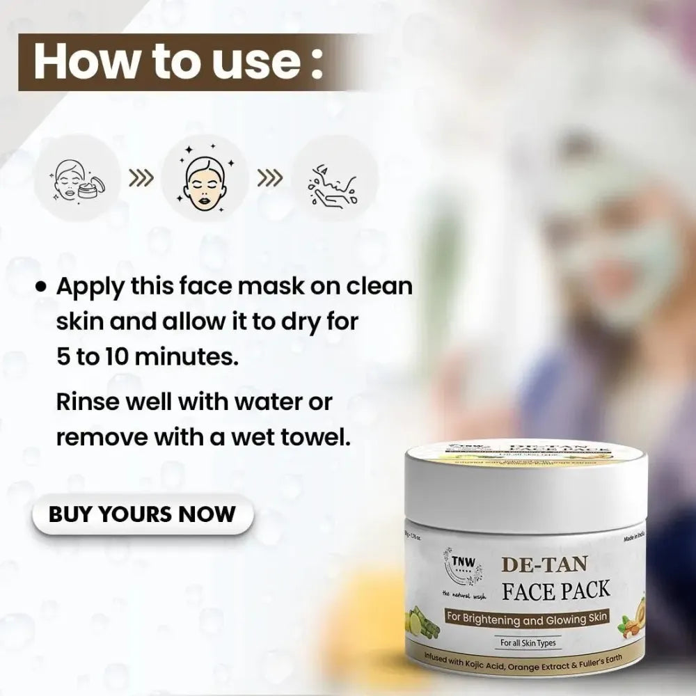 De-tan face pack – 50gm