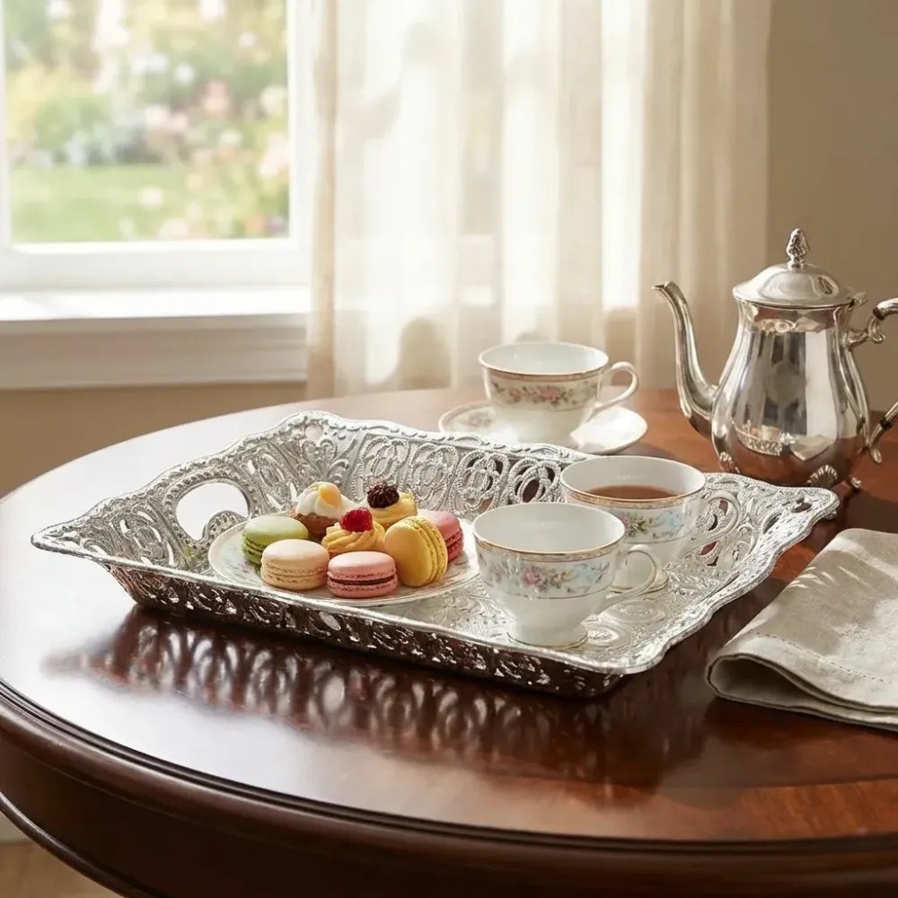 Decorative mukhwas serving tray - home decor