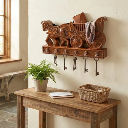 Decorative plastic key holder - office