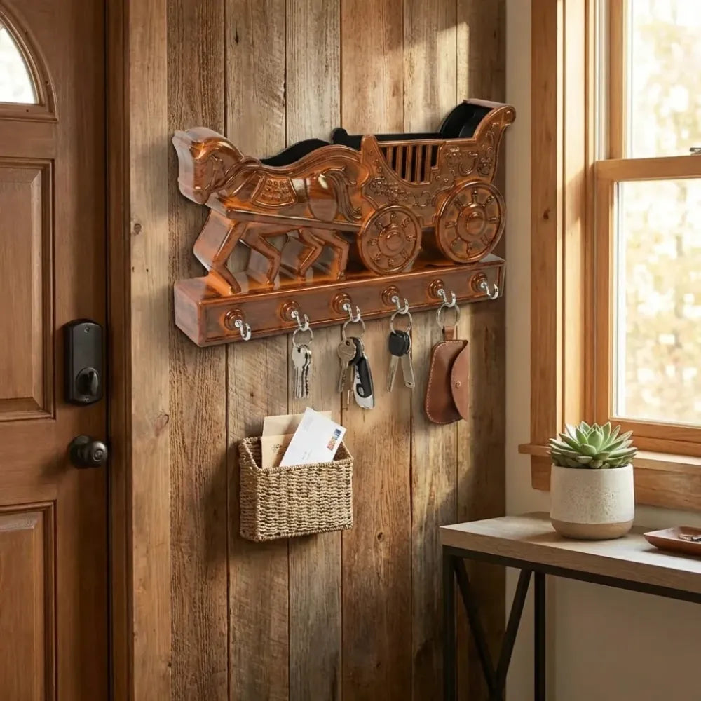 Decorative plastic key holder - office