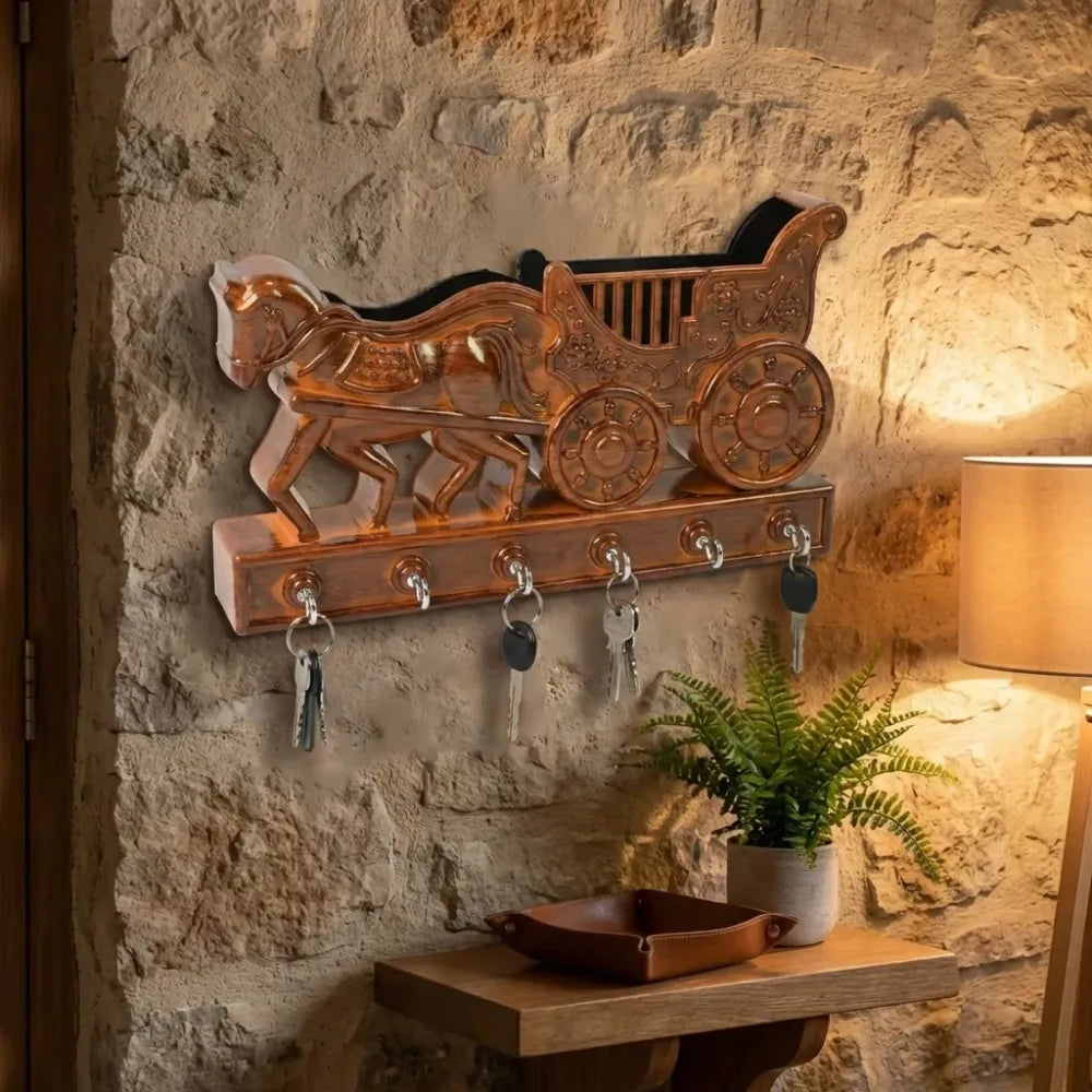 Decorative plastic key holder - office