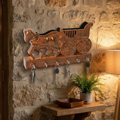 Decorative plastic key holder - office