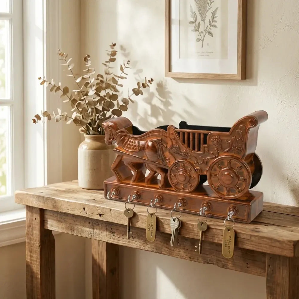 Decorative plastic key holder - office