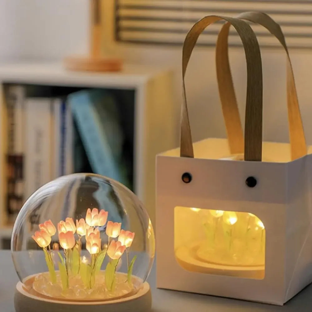 Decorative tulip night light - potential heroes