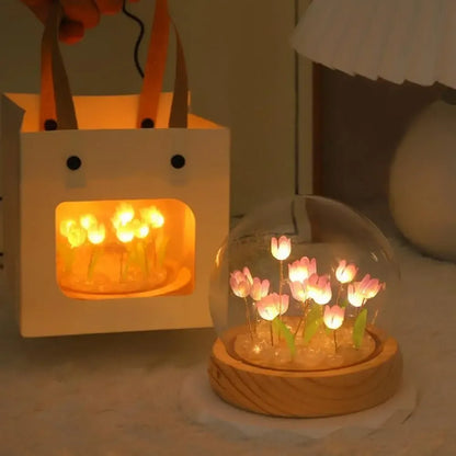 Decorative tulip night light - potential heroes