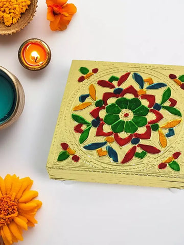 Decorative Wooden Chowki Bajot