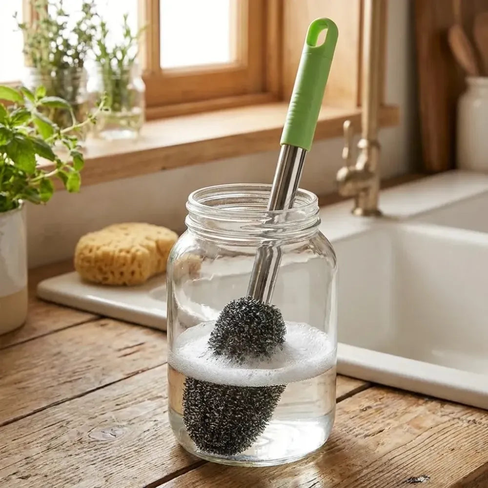 Deep clean bottle brush