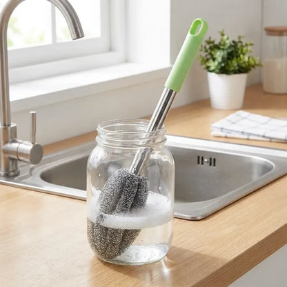 Deep clean bottle brush
