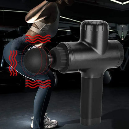 Deep tissue massage gun