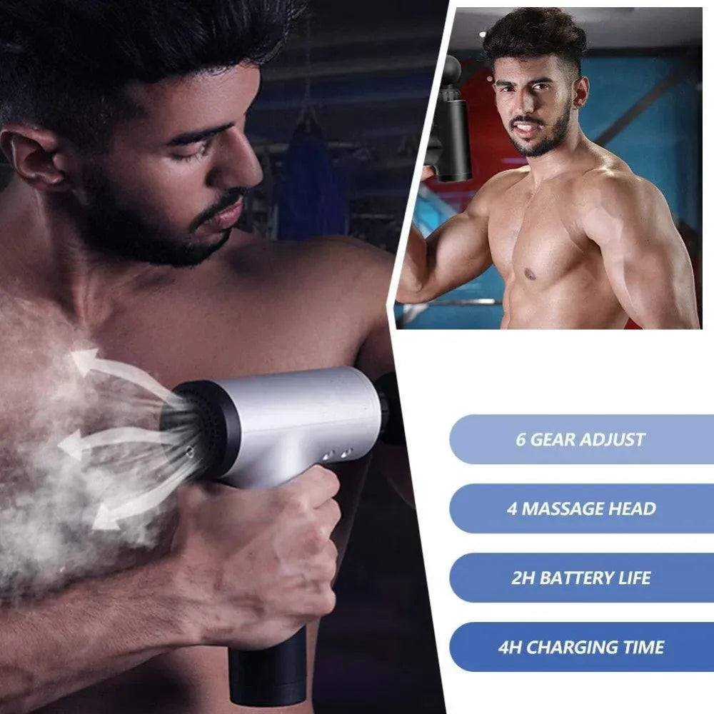Deep tissue massage gun