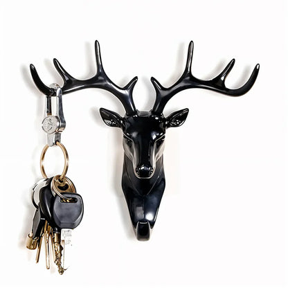 Deer head self-adhesive wall hook - home improvement