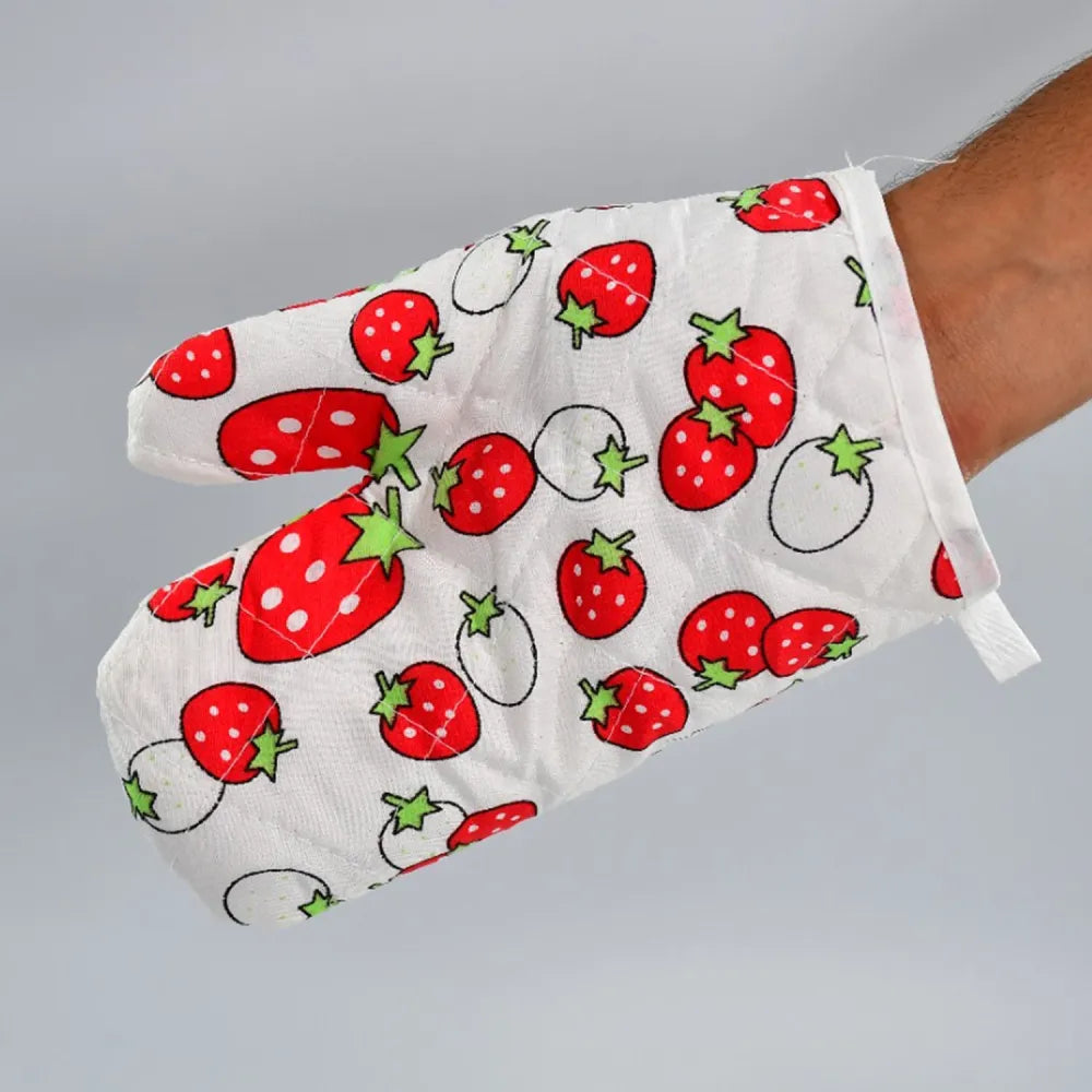 Designer oven mitt & pot holder - home kitchen