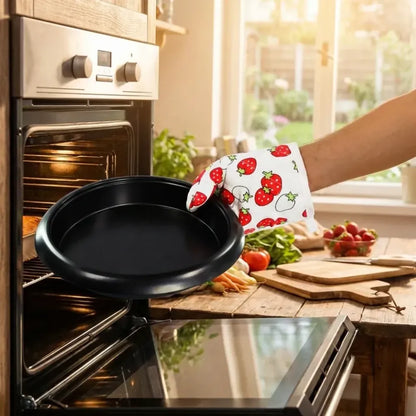 Designer oven mitt & pot holder - home kitchen