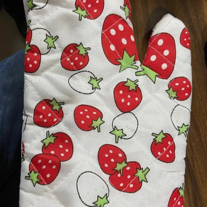 Designer oven mitt & pot holder - home kitchen