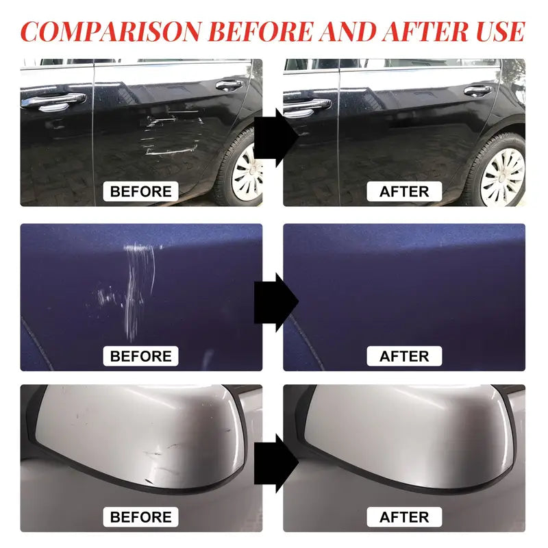 Scratch repair car wax