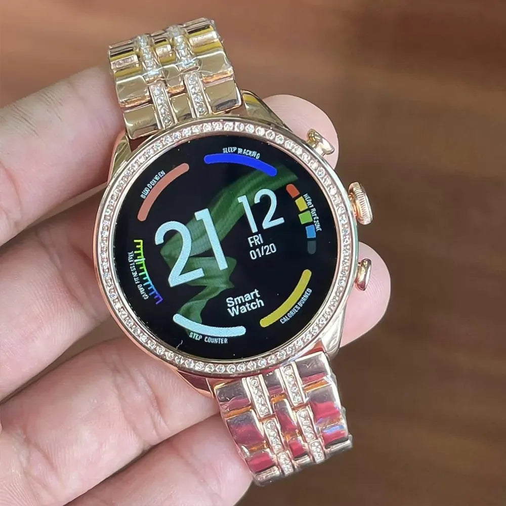 Diamond strap smartwatch for women - electronics