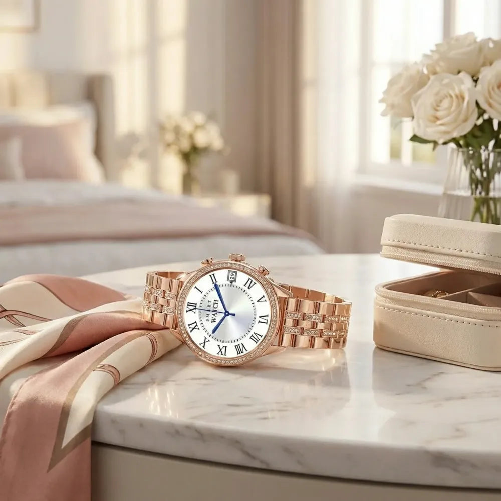 Diamond strap smartwatch for women - electronics