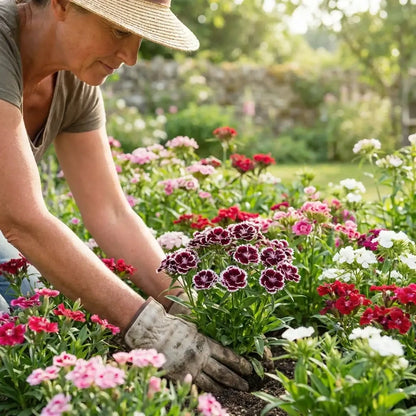 Dianthus Seeds with Pot Mix