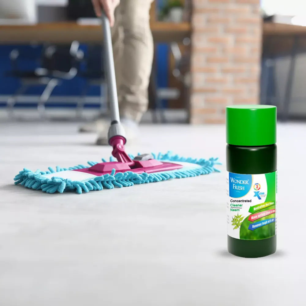 Disinfectant floor cleaner + insect repellent