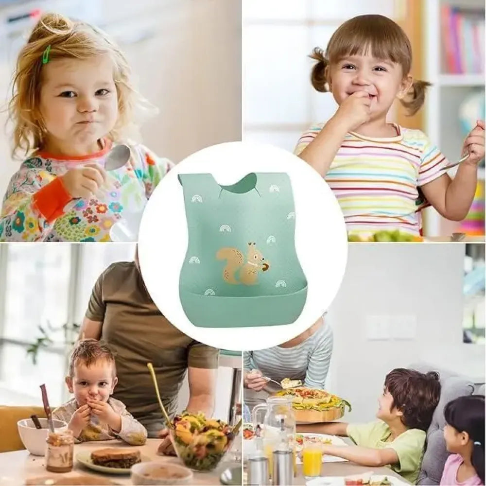 Disposable baby feeding bibs