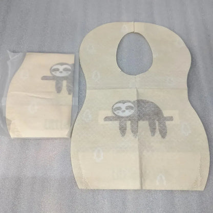 Disposable baby feeding bibs