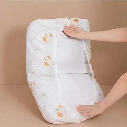 Disposable non-woven pillow cover