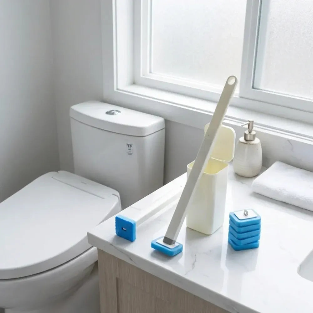 Disposable toilet brush kit - home improvement