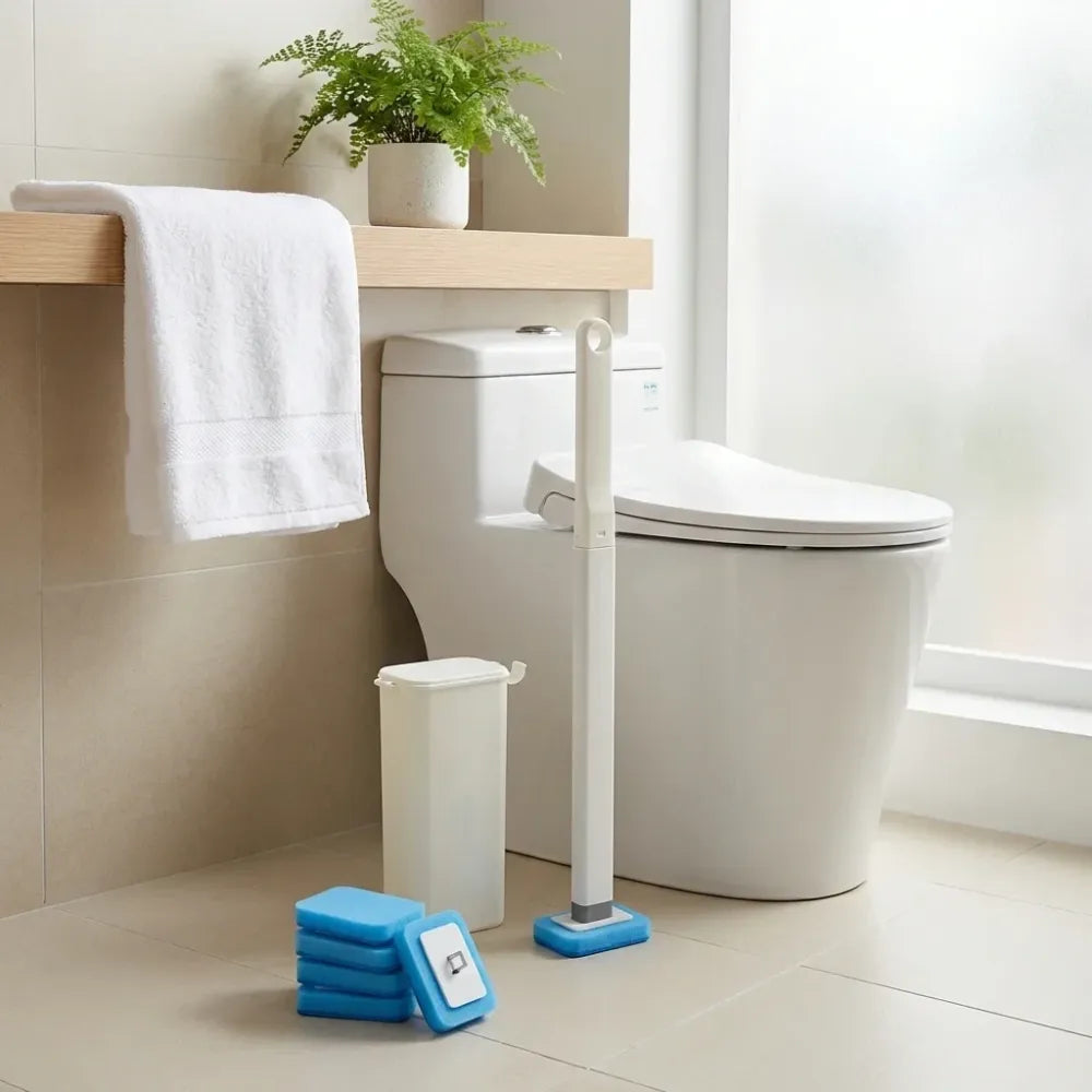 Disposable toilet brush kit - home improvement